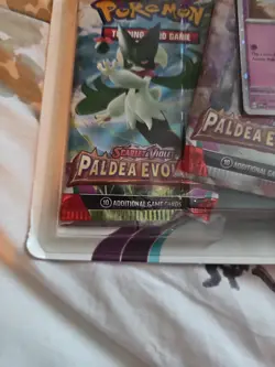 Pokemon Sealed Blisters Paldea Evol 3pk And Obsidian Flames 1pk --Plus Promos - Image 5