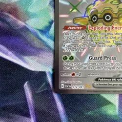 2024 Pokemon Scarlet Violet Paldean Fates Shiny Forretress Ex 212 /91 Full Art - Image 3