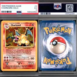 🔥 PSA 5 EX CHARIZARD HOLO RARE | BASE SET 4/102 🔥 - Image 1