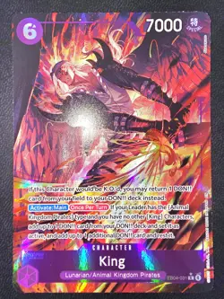 King EB04-031 Alternate Art R One Piece TCG English Near Mint - Image 1