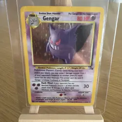 Gengar 5/62 Holo Fossil Holo Rare Unlimited 1999 Vintage Pokemon TCG 5/62 - Image 2