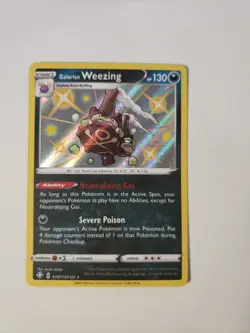 Galarian Weezing - SV077/SV122 - Pokemon Shining Fates Sword Shield Shiny VLP NM - Image 1