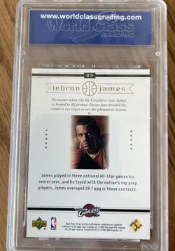 Lebron James 2003-04 Upper Deck Rookie/RC #23 10 GEM MINT - Image 2