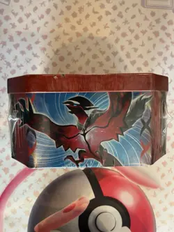 Pokemon 2014 Xerneas EX & Yveltal ex Legend of Kalos Tin Set Factory Sealed! - Image 4