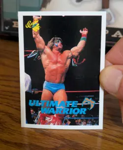 1990 Classic WWF Ultimate Warrior #106 Rookie RC Card Ungraded NR-MT! - Image 1