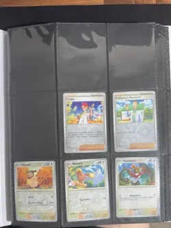 Pokemon TCG – Prismatic Evolutions Binder with 50 Cards – Holo & Reverse Lot - Image 2