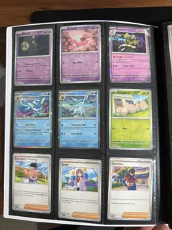 Pokemon TCG – Prismatic Evolutions Binder with 50 Cards – Holo & Reverse Lot - Image 3