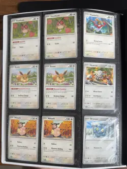 Pokemon TCG – Prismatic Evolutions Binder with 50 Cards – Holo & Reverse Lot - Image 5