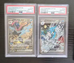 Sequential PSA 10 Kingdra EX #131 Greninja EX #132 Pokemon Shrouded Fable Promo - Image 2