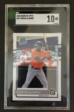 2020 Donrus Optic - Yordan Alvarez #45 Rated Rookie SGC 10 GM - Image 1