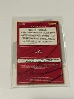 2021 Panini Diamond Kings Shohei Ohtani Artist’s Press Proof Blue #165 Angels - Image 2