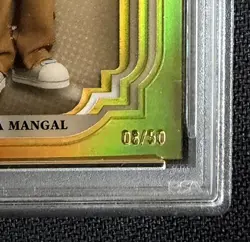 2024 Topps Chrome Disney Priya Mangal #194 Gold Refractor /50 PSA 10 - Image 3