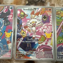 Pokemon TCG First Partner Series 2 Gen 8 starters Grookey, Scorbunny and Sobble - Image 3