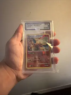 2009 Pokemon Platinum Arceus Charizard-Holo #1 card graded PSA 8 Near Mint - Image 1