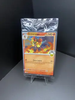 Pokemon TCG Pitch Black Armarouge Best Buy Promo Holo Rare 30th Stamped + Sealed - Image 1