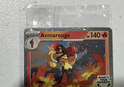 Armarouge 012/084 Pokemon TCG Pitch Black Promo Card Best Buy Exclusive Sealed - Image 2