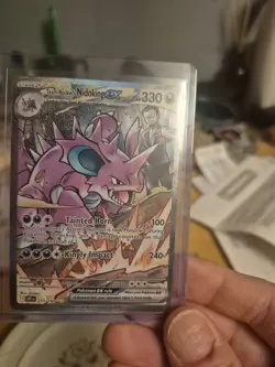 2025 Pokemon Team Rockets Nidoking EX 233/182 Destined Rivals SIR NM/M - Image 1