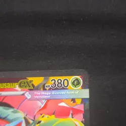 Pokemon TCG Mega Venusaur EX 177/132 Evolutions Secret Rare Full Art Holo HP 380 - Image 3