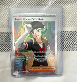 The Pokemon Company Team Rocket's Proton 227/182 Full Art Holo UR ENG - Image 1