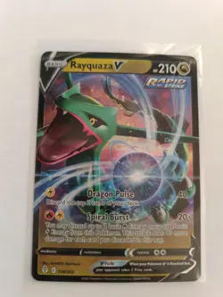 Rayquaza V 110/203 Evolving Skies Ultra Rare Pokemon TCG Card Mint/NM+ - Image 1