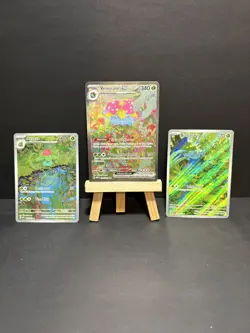 Pokemon SV:151 Bulbasaur 166/165, Ivysaur 167/165, & Venusaur Ex 198/165 - Image 2