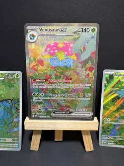 Pokemon SV:151 Bulbasaur 166/165, Ivysaur 167/165, & Venusaur Ex 198/165 - Image 3