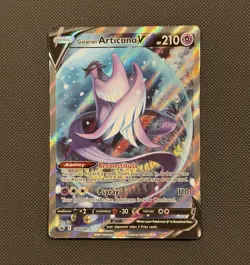 Pokemon TCG Galarian Articuno V Alternate Full Art Holo Ultra Rare 170/198 - Image 1