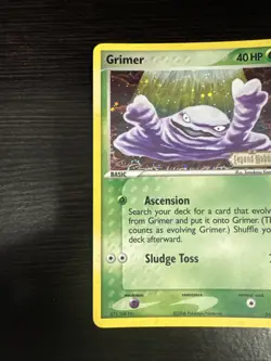 Pokemon TCG Grimer EX Legend Maker 54/92 Reverse Holo Stamped 2006 LP Excellent - Image 4