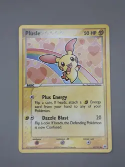 Pokemon Plusle 69/101 EX Hidden Legends 2004 Common Card Hoenn Nintendo - Image 1