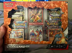 Pokemon TCG Charizard ex Premium Collection Box Promo with 6 Boosters 2023 - Image 1