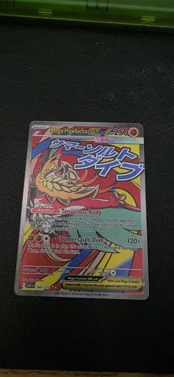 Pokemon TCG Mega Hawlucha Ex 268/217 Ascended Heroes Near Mint - Image 1
