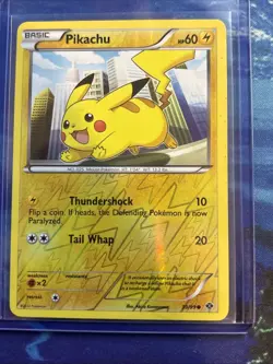 Pokemon TCG Pikachu 39/99 Next Destinies Reverse Holo MP - Image 1