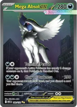 Mega Absol ex - 180/132 - Special Illustration Rare NM, English Pokemon Mega Evo - Image 1