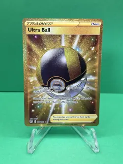 Pokemon TCG Ultra Ball 186/172 SWSH Brilliant Stars Secret Rare - Image 1