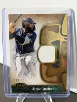 Topps 2026 Tier One Junior Caminero Game Used Relic #T1R-JC /199 Rays - Image 1
