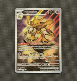 Pokemon Alakazam Mega Evolution Promo 009 Pokemon Center - Image 1