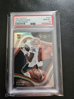 JA'MARR CHASE 2021 SELECT FIELD LEVEL RC PSA 10 RARE GEM MINT - Image 1