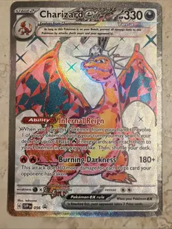 The Pokemon Company Charizard ex SVP 056 Promo Full Art Holo 330 HP Card - Image 1