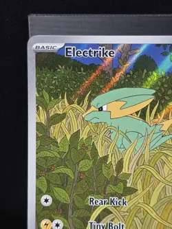 Pokemon Electrike 196/182 Destined Rivals Illustration Rare NM - Image 5