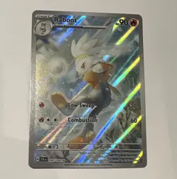The Pokemon Company Raboot 147/142 Stellar Crown Shiny Rare Holo English 90HP - Image 1