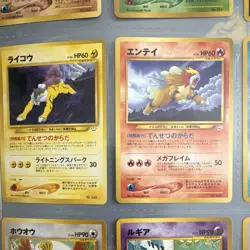 Pokemon TCG Neo Premium File 3 Promo Japanese 9 card complete set MINT - Image 5