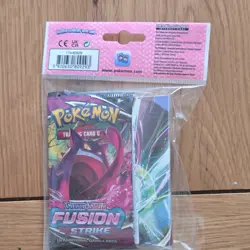 Pokemon TCG Mew Mini Portfolio Album 60-Card Capacity Fusion Strike + Booster - Image 2
