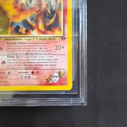 2000 Blaine's Charizard 02/132 Gym Challenge CORRECTED SYMBOL Pokemon ENG BGS 9 - Image 5