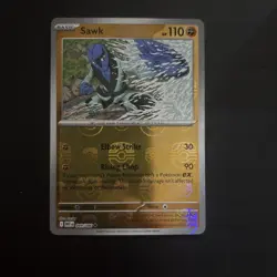 Sawk 049/086 Master Ball White Flare NM/M Pokemon Card - Image 1