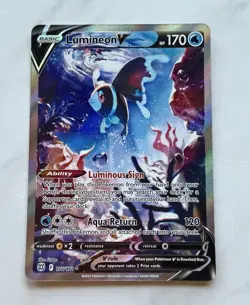 The Pokemon Company Lumineon V 156/172 Brilliant Stars Alt Full Art Holo UR - Image 1