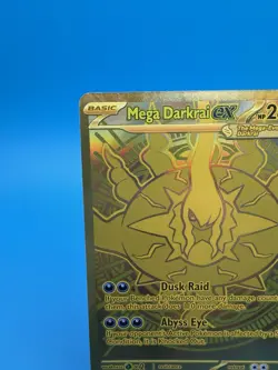 Pokemon TCG Mega Darkrai ex 120/084: ME05 Pitch Black Gold Mega Hyper Rare - Image 2