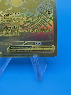 Pokemon TCG Mega Darkrai ex 120/084: ME05 Pitch Black Gold Mega Hyper Rare - Image 5