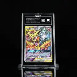 Pokemon - Moltres Zapdos Articuno GX SM210 Stained Glass Birds Gem Mint 10 Tag - Image 1