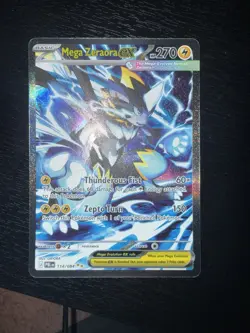 Pokemon Mega Zeraora ex #114/084 SIR Pitch Black NM - Image 1