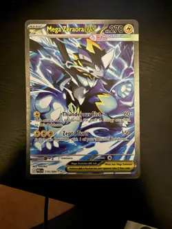Pokemon Mega Zeraora ex #114/084 SIR Pitch Black NM - Image 2